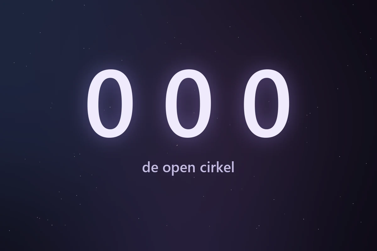 De cijferreeks 000